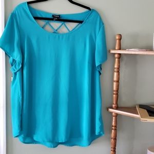 Teal blouse